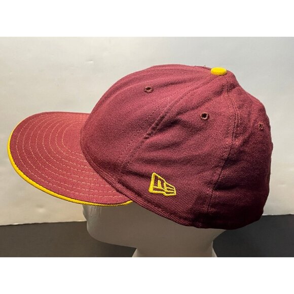 Arizona State Sun Devils New Era 59Fifty hat cap 7 5/8" wool red - Picture 2 of 9